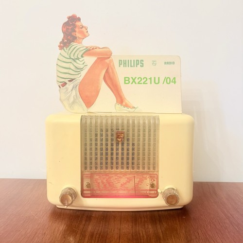 Radio vintage philips bx221u - vintage,