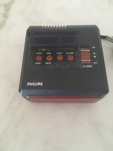 Radio reveil vintage philips