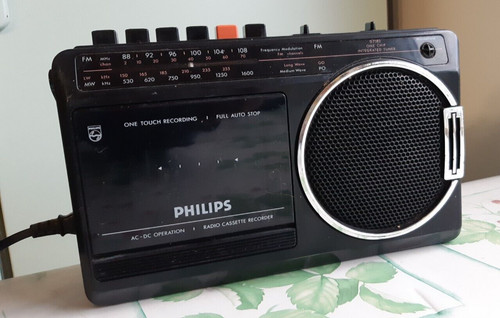 Poste radio cassette philips - radio,